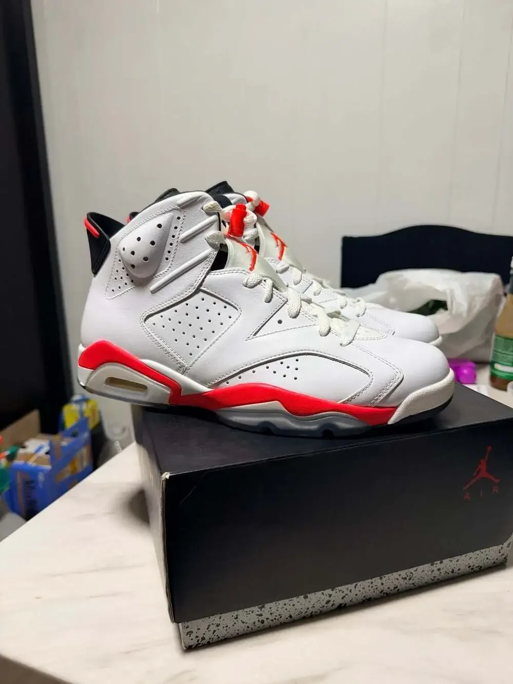 Air Jordan 6 Retro 'White Infrared' 2014 DS